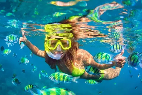 Bali travel destination background