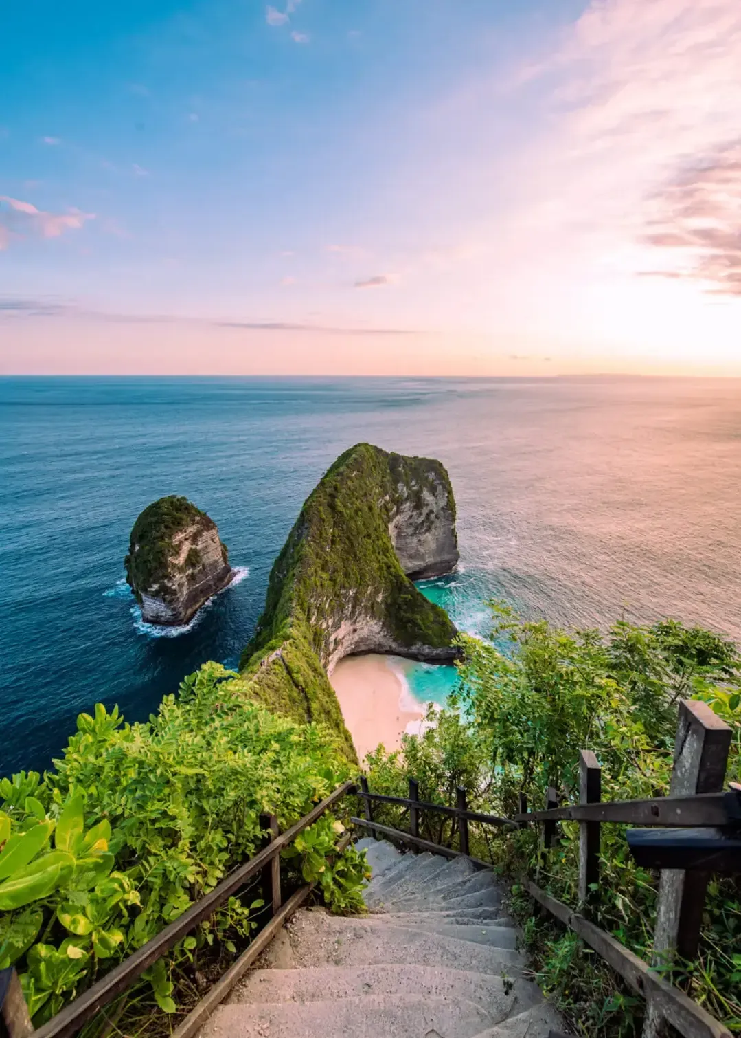 Bali travel destination background