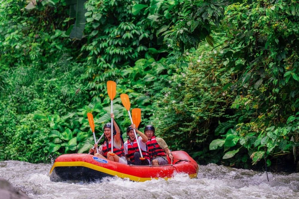 Bali travel destination background